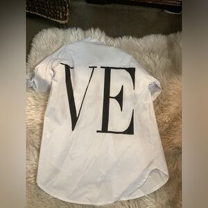 Dressed in lala brand oversized shirt